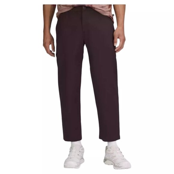 Lululemon Lab Purple Merino Wool-Blend On The Move Pants 26" Inseam Mens 34 - Picture 1 of 8
